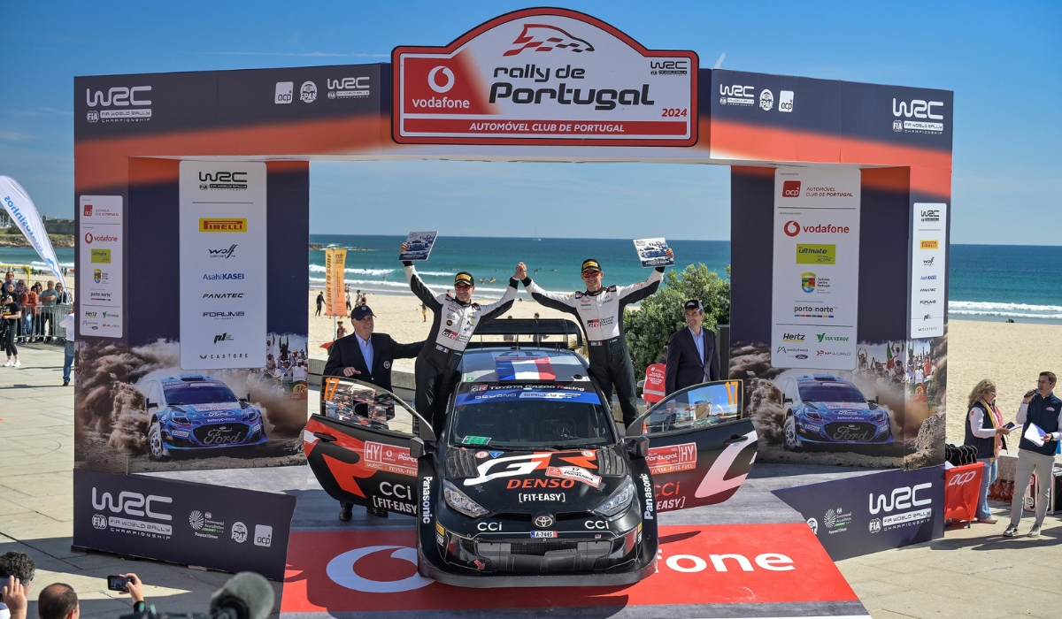TOYOTA GAZOO Racing Secures Top Podium Position at Rally de Portugal